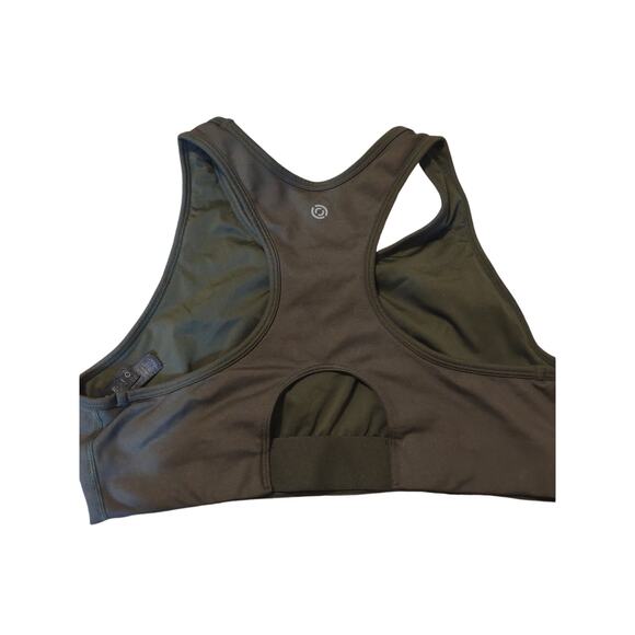 Core 10 Green Sports Bra Large Workout Athleisure Lightweight - Picture 5 of 5